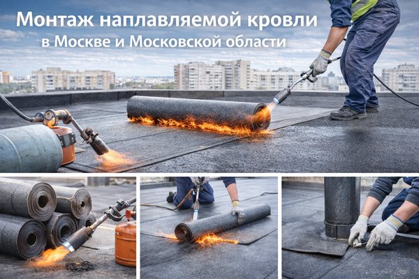 Монтаж наплавляемой кровли в Москве и Московской области: современные технологии и качественные материалы