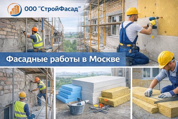 Фасадные работы в Москве: особенности восстановления, отделки и утепления зданий